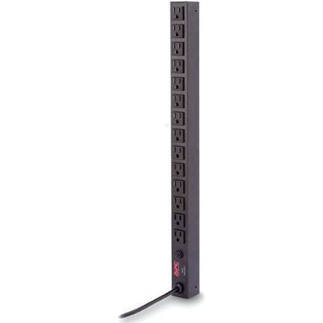 APC Rack PDU, Basic, Zero U,, 100/120V, (14) 5-15, Server Zubehör, Schwarz