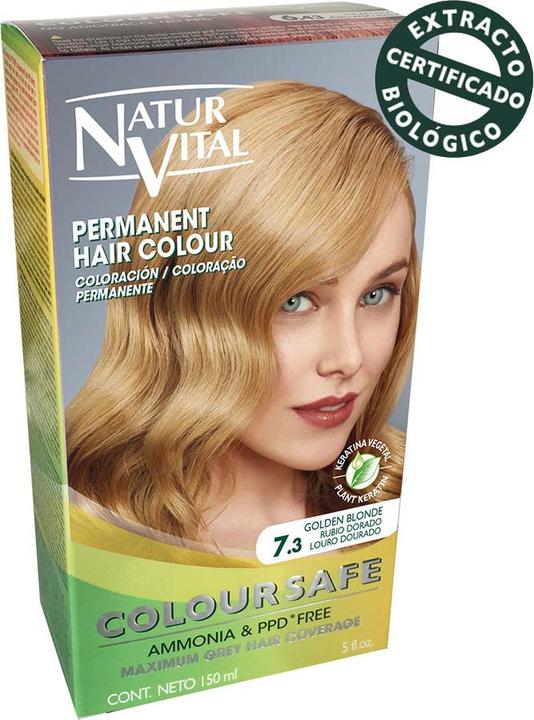 Image du produit Naturaleza Y Vida COLOURSAFE encre permanente #7.3-rubio dorado 150 ml (7.3)