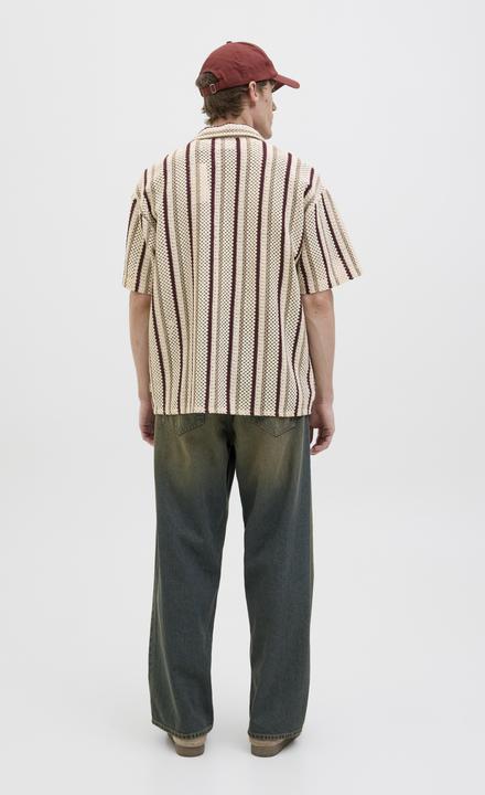 Actual product image Jack & Jones Jorbellagio Crochet Shirt Ss Sn (XL)