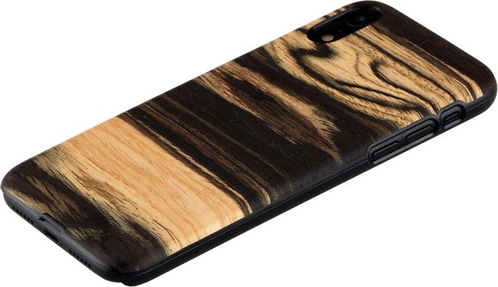 Immagine prodotto Man&Wood Custodia per smartphone iPhone XR bianco ebano nero (Apple iPhone XR)