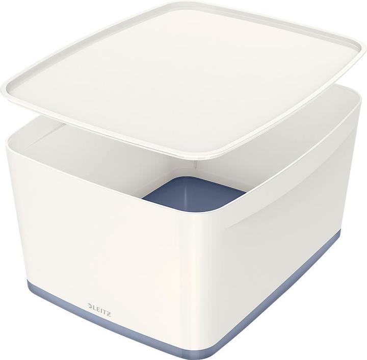 Actual product image Leitz MyBox medium with lid white (A4)