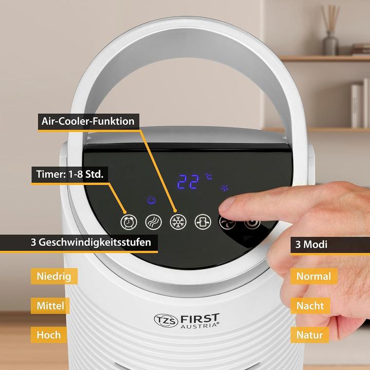 Actual product image TZS First Austria Tower fan FA-5560-4 (53 dB)