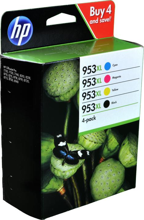 HP 953XL Inkt 4-Pack blisterverpakking (CMYK)
