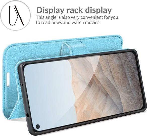 Actual product image MU Classic Litchi Leather Bookcover Series (Google Pixel 5a)