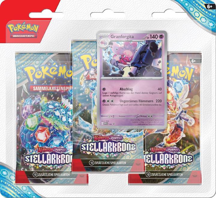 Produktbild Pokémon TCG KP07 pack 3 blister Blister (Deutsch, Blister Pack)