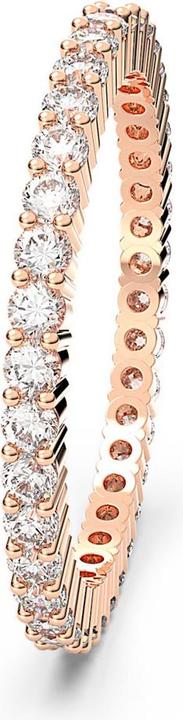 Produktbild Swarovski Vittore Ring Rundschliff Weiss Roségold (60)
