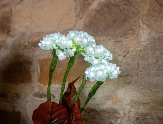 Actual product image Europalms Hydrangea, white with flowers, 100 LEDs