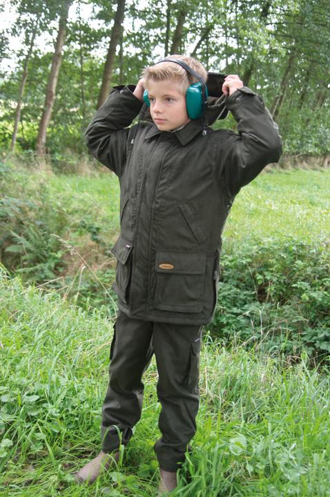Produktbild Hubertus Kinder-Jagdhose wasserdicht Thermohose Winterhose warm gefüttert oliv