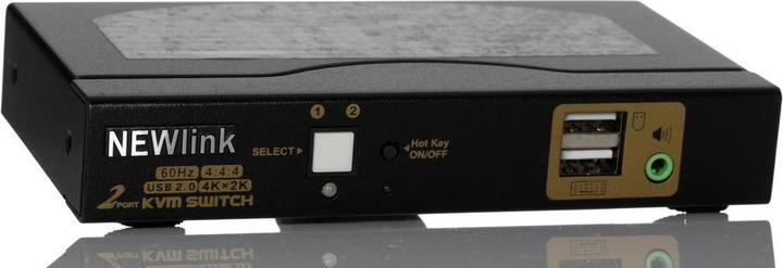 Produktbild RS PRO KVM-Switch 2-Port 2 Videoausgänge HDMI 2 Di