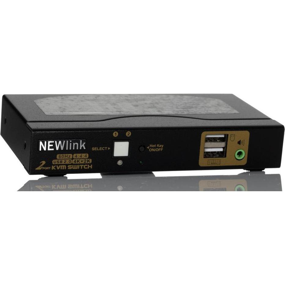 RS PRO KVM-Switch 2-Port 2 Videoausgänge HDMI 2 Di (2206491)