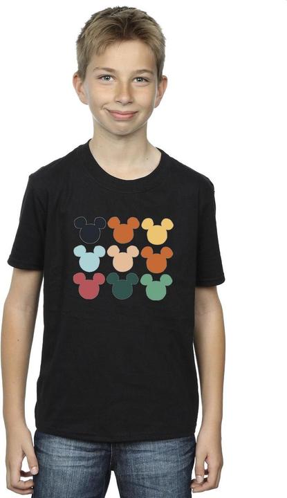 Immagine prodotto Disney Mickey Mouse Heads Square Maglietta Ragazzi (104)