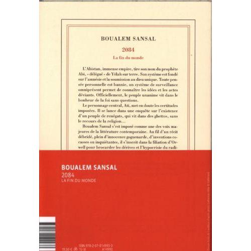 Thumbnail - Sansal:2084, Belletristik von Boualem Sansal
