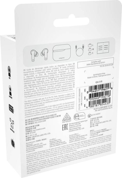 Image du produit Creative Zen Air 2 (noir) (ANC, 23 h, Sans fil)