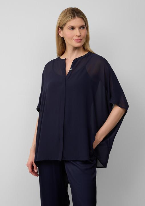Actual product image S.Oliver Bluse Transparente Poncho-Bluse aus Chiffon (38)