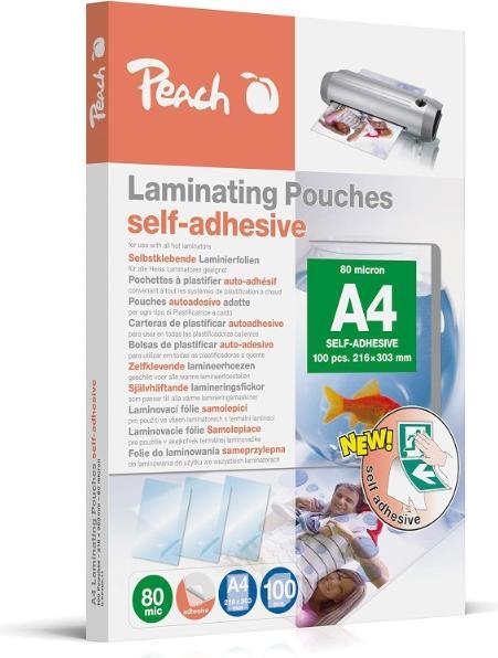 Image du produit Peach Set de feuilles de plastification (A4, 600 pcs, 80 µm)