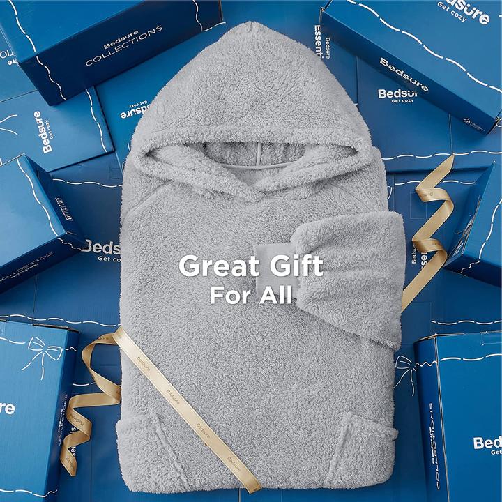 Immagine prodotto Bedsure Coperta con cappuccio (95 x 85 cm)