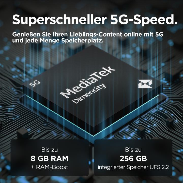 Image du produit Motorola Moto G55 (256 Go, Vert smoky, 6.49", Double SIM, 50 Mpx, 5G)