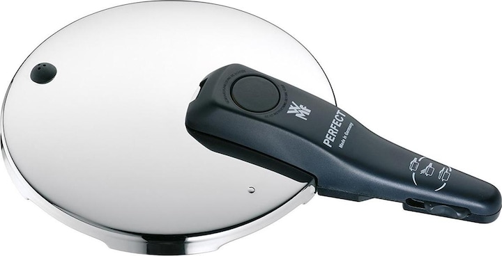 Produktbild WMF Dampfkochtopf Schnellkochtopf 4,5l Perfect Induktion Edelstahl 18/10 (22 cm, Dampfkochtopf)