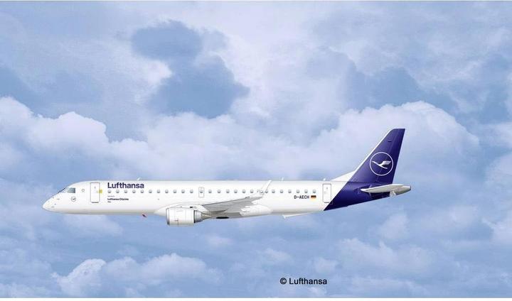 Actual product image Revell Embraer 190 Lufthansa New Livery