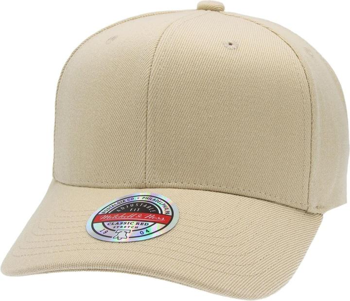 Produktbild Mitchell & Ness M&N Stretch Snapback Classic Red Stretch-Fit Cap Sand Beige (One Size)