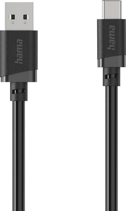 Image du produit Hama Câble de charge, USB-A - USB-C, 0,5 m, noir (0.50 m, USB 2.0)