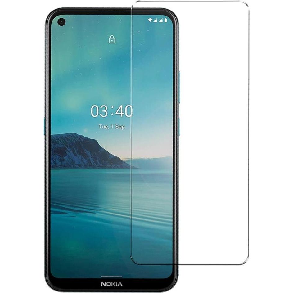 Screenguard Nokia 3.4 Panzerglas Schutzfolie Case Friendly Design (Nokia 3.4), Smartphone Schutzfolie, Transparent