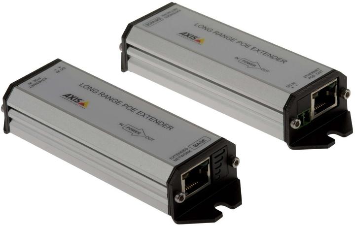 Productafbeelding Axis PoE+ Extender PoE Extender Kit met groot bereik (802.3at (PoE+), 802.3af (PoE), 25 W)