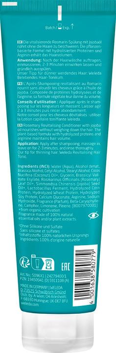 Actual product image Weleda Rosemary conditioner (150 ml)