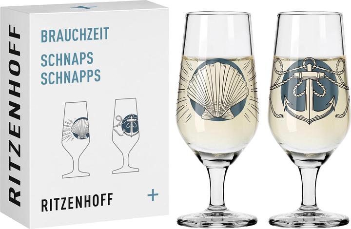 Produktbild Ritzenhoff Schnapsglas Brauchzeit (0.59 dl, 2x, Schnapsgläser + Shotgläser)