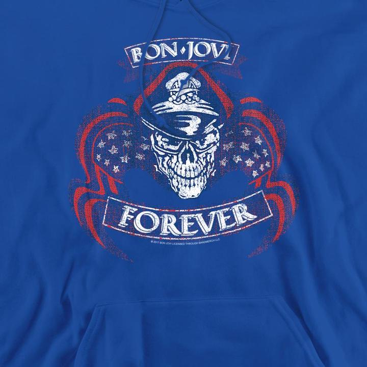 Produktbild Bon Jovi Forever Skull Kapuzenpullover (M)
