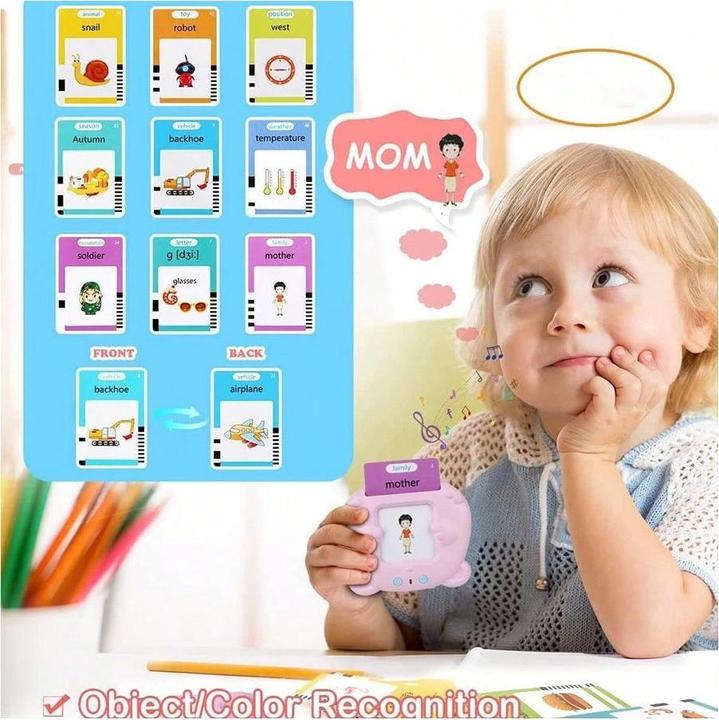Image du produit Cbx Sprechende Flash-Karten, 510 Wörter auf französisch und englisch, Bildungsspiel Pink (Anglais, Français)