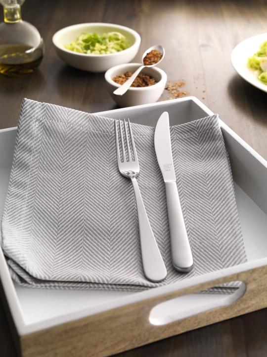 Produktbild Zwilling Besteck GREENWICH teilmattiert 68 teilig - nachhaltiger Besteckkarton (68 Stk., Besteck Set)