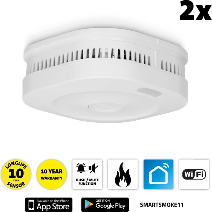 Actual product image Alecto SMARTSMOKE11 2X