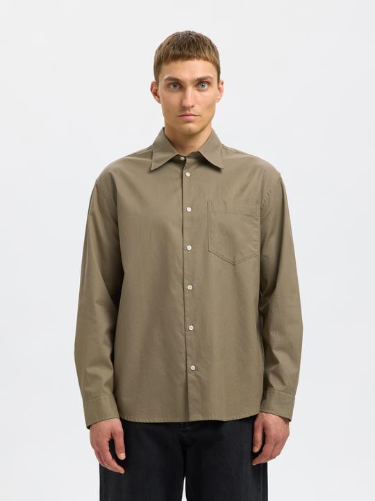 Actual product image Selected Relaxed Fit Twill Hemd (XL)