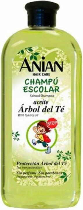 Anian ACEITE ARBOL TE champú protección escolar 400 ml (400 ml, Flüssiges Shampoo)