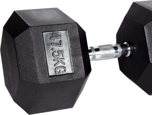 Actual product image Fitcom Hex Dumbbell 47.5 kg (1 x 47.5 kg)