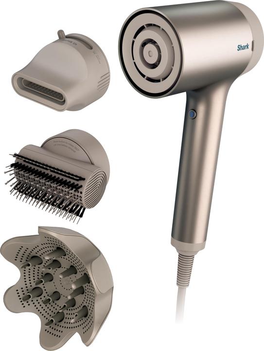 Shark STYLE iQ Sèche-cheveux & Styler 3-en-1, brosse de coiffage, concentrateur (1600 W)