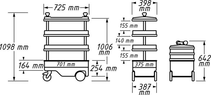 Produktbild HAZET Werkstattwagen Assistent 166C (1 x)