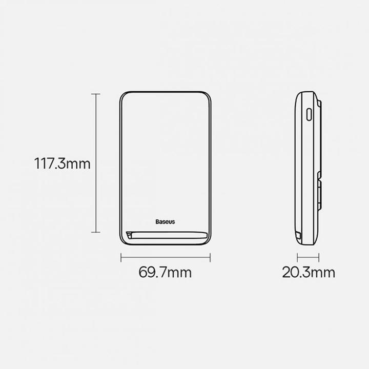Actual product image Baseus Magnetic (10000 mAh, 20 W, 20 Wh)