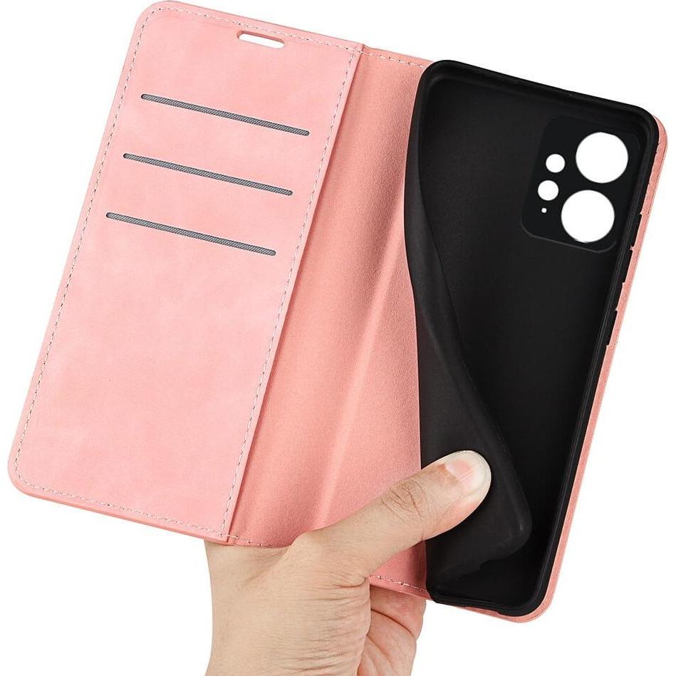Thumbnail - Cover-Discount Xiaomi Redmi Note 12 4G - Stand Flip Case Hülle rosa (Xiaomi Redmi Note 12), Smartphone Hülle, Rosa