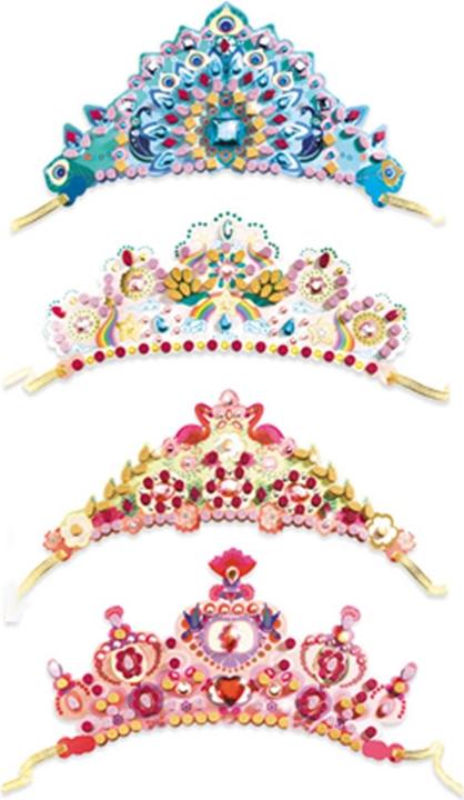 Actual product image Djeco Mosaic tiaras princess