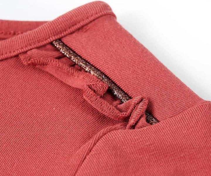 Produktbild vidaXL Kinder-Langarmshirt Dunkelrosa 140,Material: 95 % Baumwolle (140)