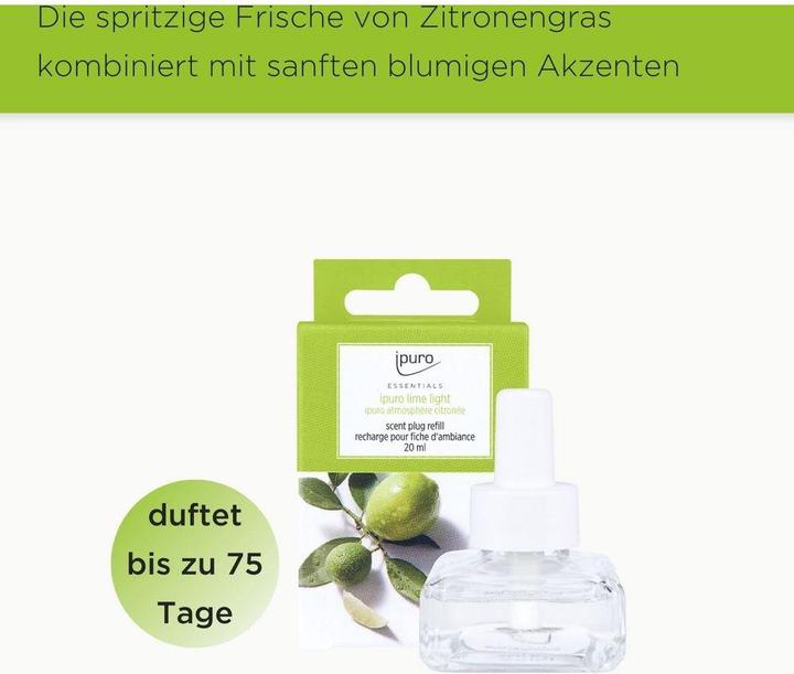 Immagine prodotto Ipuro Profumo Plug Lime Light 20 ml (20 ml)