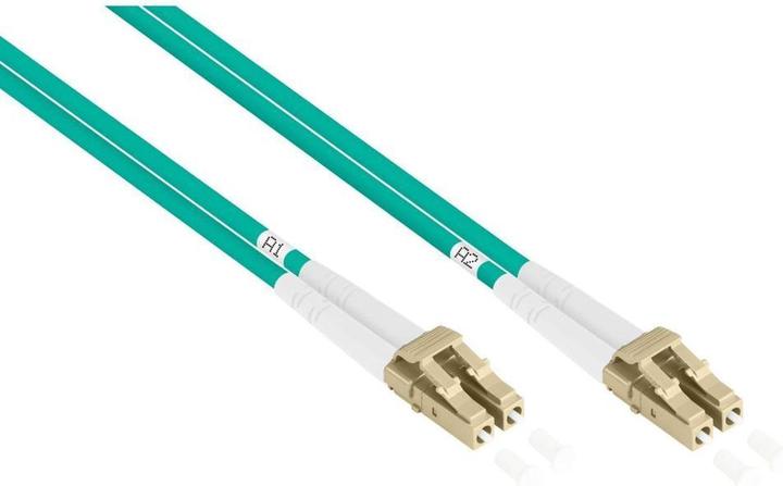 Actual product image Kabelmeister Patch cable fibre optic duplex OM3 PANZERKABEL (multimode, 50/125) LC/LC, LSZH, steel armour, (10 m)
