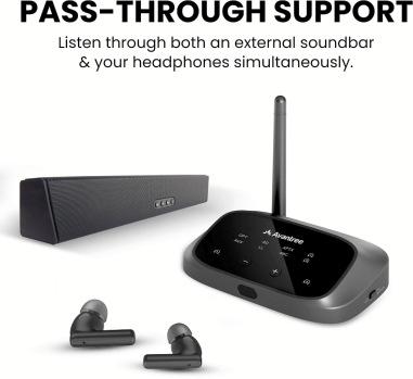 Immagine prodotto Avantree Oasis+2 Bluetooth Transmitter Empfänger (Emittenti)