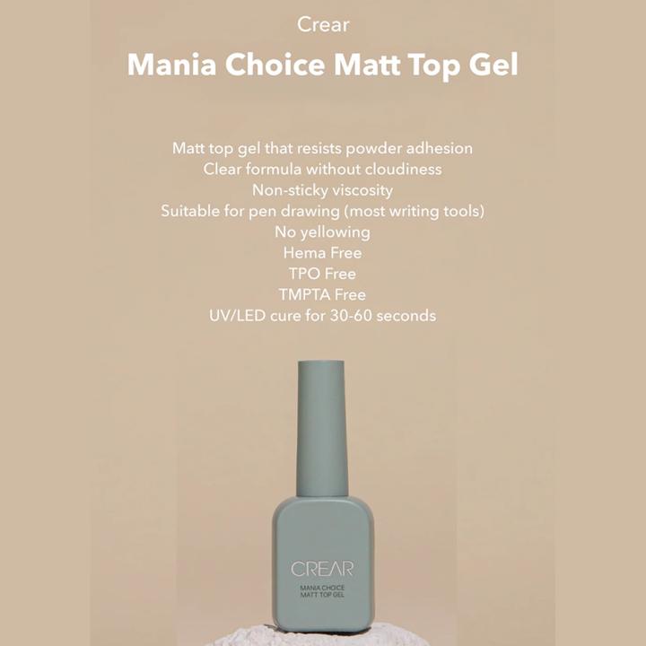 Produktbild Crear Mania Choice Matt Top - 10g (Clear)