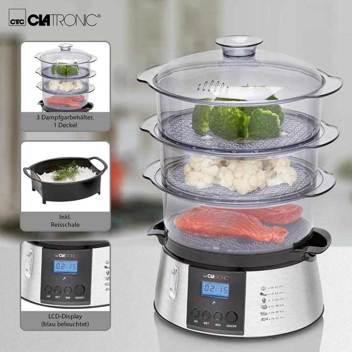 Actual product image Clatronic DG 3547 electric steamer