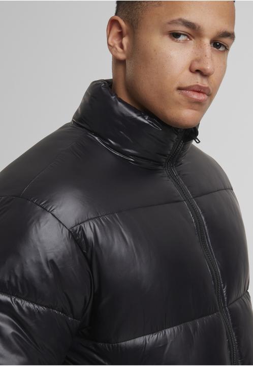 Produktbild Urban Classics Shiny Puffer Jacket black M (M)