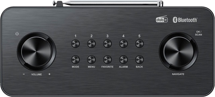 Actual product image Kenwood CR-ST80DAB (DAB+, VHF, Bluetooth)