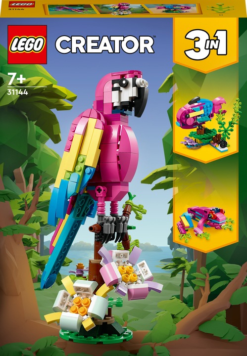 Image du produit LEGO Creator 3-en-1 31144 Le Perroquet Exotique Rose (31144, LEGO Creator 3-in-1)